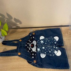 Dog Overalls Shorts - size 2T